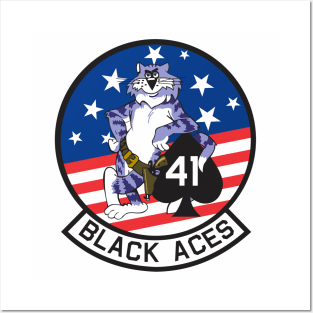 Grumman F-14 Tomcat - Black Aces Posters and Art